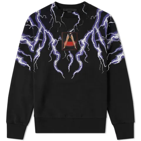 Lightning Collage Loopback Sweat