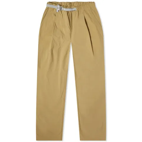 Nylon Chino Tuck Tapered Pants