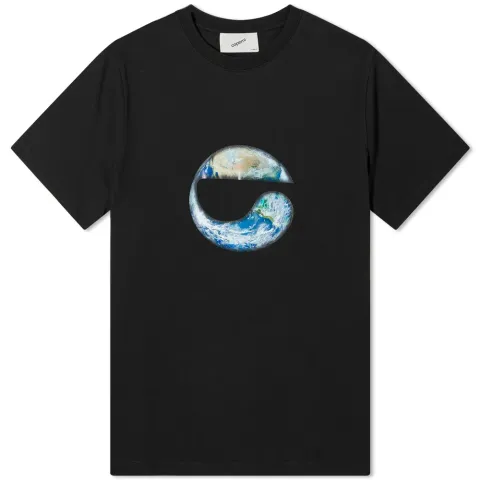 Solar System Print Boxy Fit T-Shirt - Earth