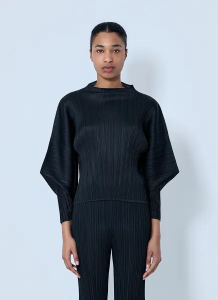 Pleated Knit Top