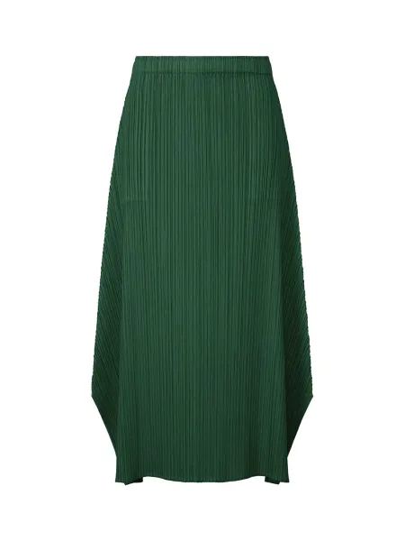 Pleats Please Skirt Dark Green