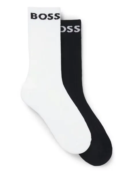 Boss 2 Pack Cotton Rich Sports Socks Navy Mix