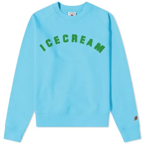 Flock Print Crew Sweat