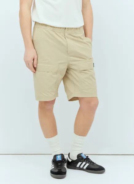 Logo Patch Cargo Shorts