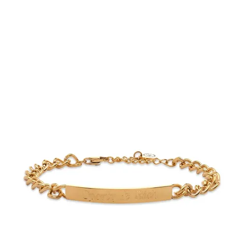 Classic Logo Curb Chain Bracelet
