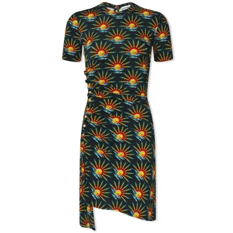Printed Mini T-Shirt Dress