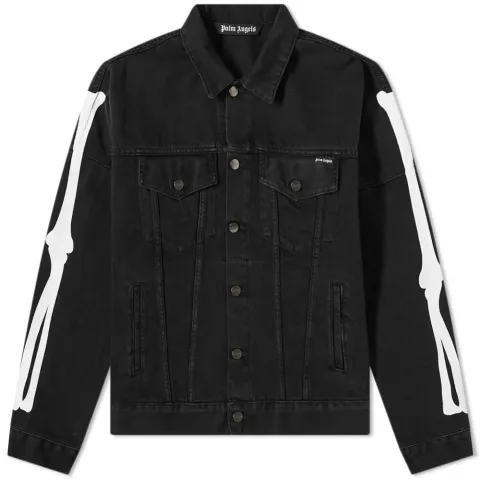 Halloween Skeleton Denim Jacket