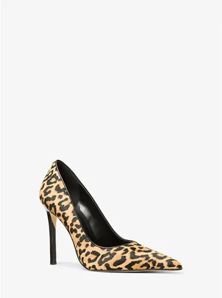 Elyse Leopard Print Calf Hair Pump