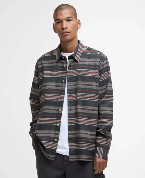 Bowscale Striped Relaxed Shirt