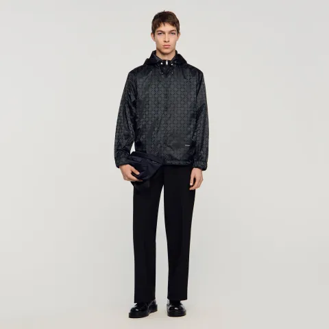 Square Cross nylon jacket