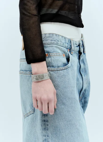 Monogram Crystal Cuff