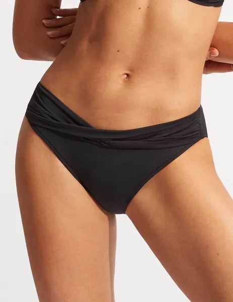 Seafolly Collective Hipster Bikini Bottoms Black