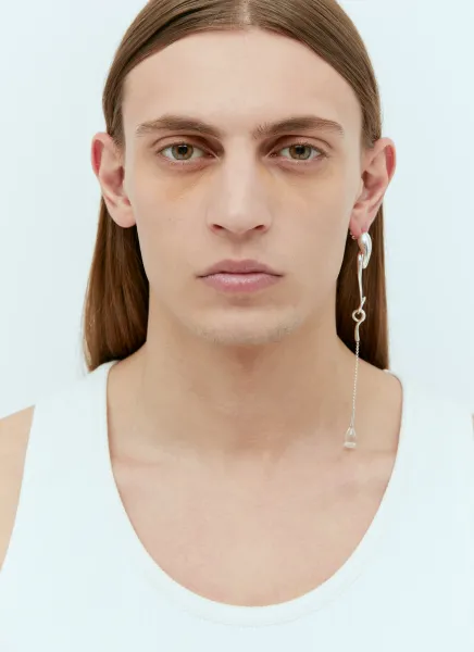 Long Viscous Drop Earrings
