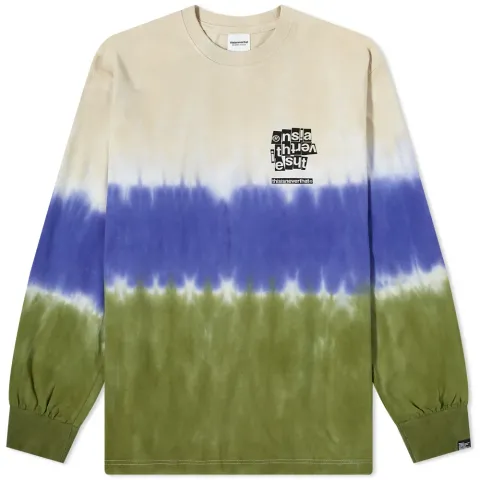 Long Sleeve Tie Dye Stripe T-Shirt