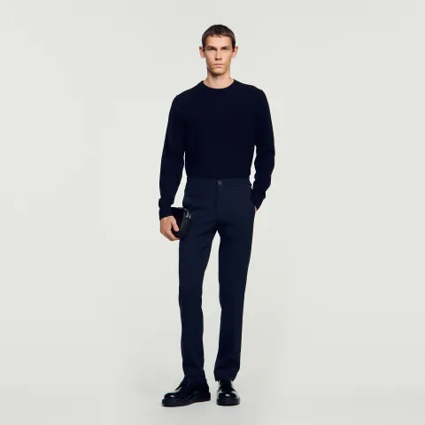 SANDRO Jersey trousers