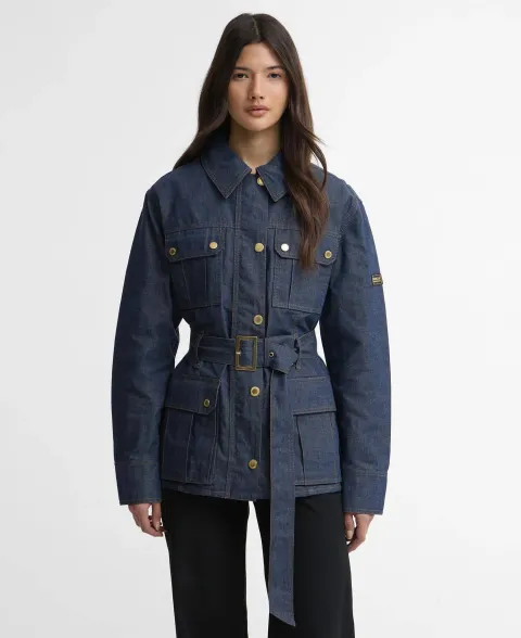International Belted Denim Jacket
