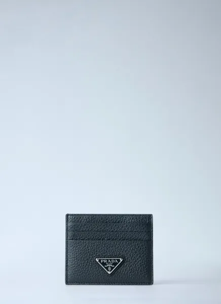 Pebbled Leather Bi-fold Wallet