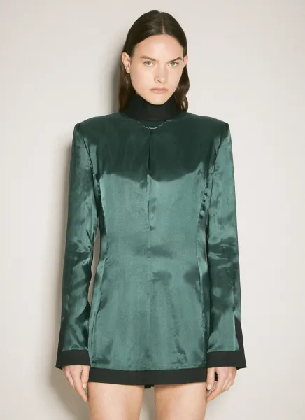 Inside-Out Blazer Dress