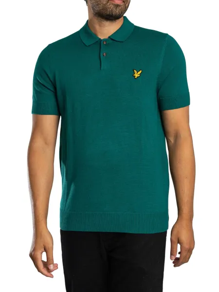 Lyle & Scott Knitted Polo Shirt