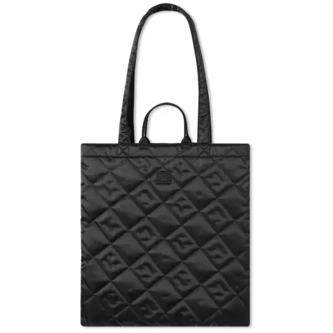 Awa Quilted Satin Face Tote Bag