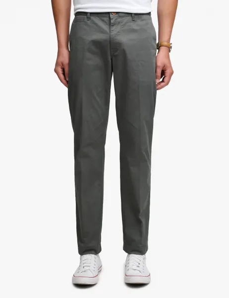 Superdry & Co Regular Fit 5 Pocket Chinos Green