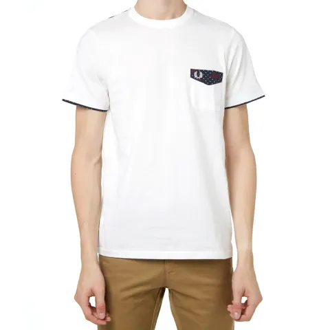 Fred Perry x Drake's Paisley Pocket Tee