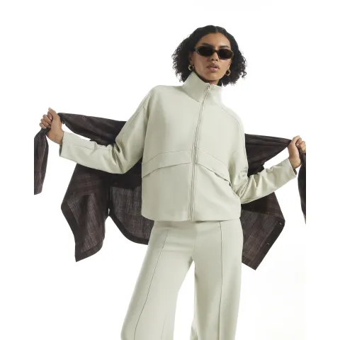 River Island Premium Zip Through Track Jacket