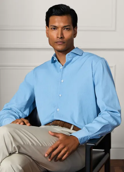 Tailored Fit Denim Shirt