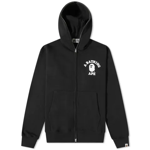 College Relaxed Fit Full Zip Hoodie