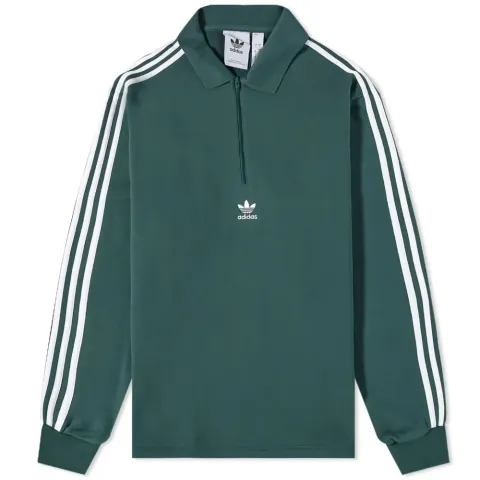Long Sleeve 3 Stripe Polo