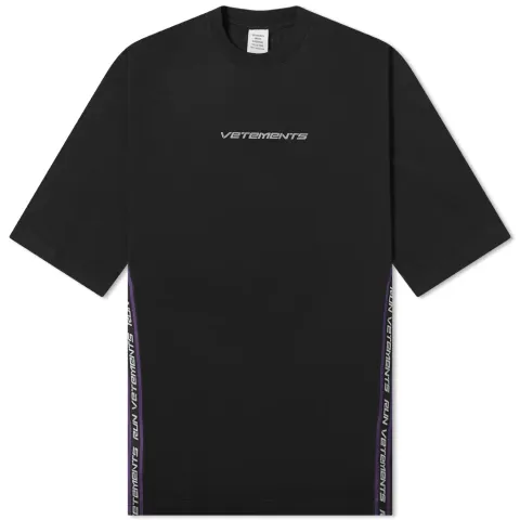Logo Taped Oversized T-Shirt