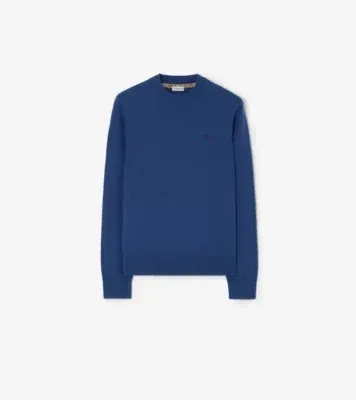 Cashmere Blend Sweater in Torrent blue