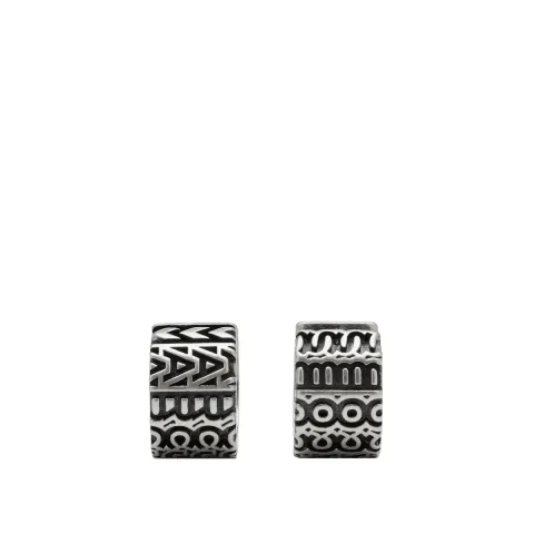 Monogram Engraved Hoops