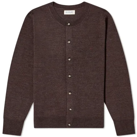 Embroidered Button Down Cardigan