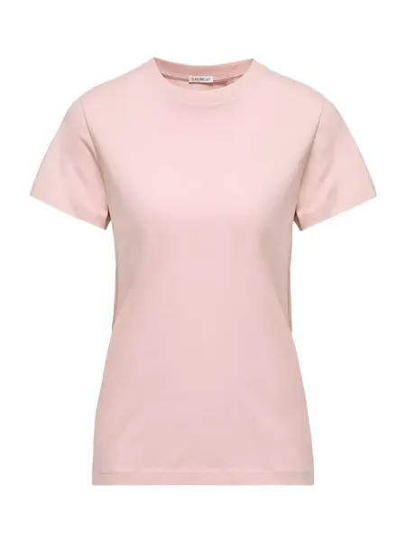 Women Embroidered Logo T-Shirt Pink