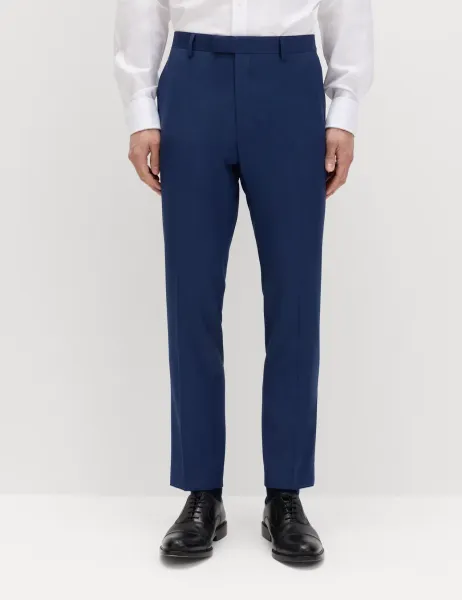Marks & Spencer Skinny Fit Stretch Ultimate Suit Trousers Dark Indigo