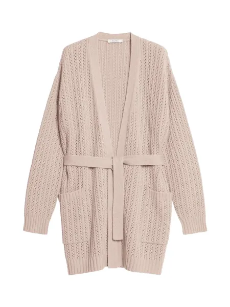 Balzac Wool & Cashmere Cardigan Powder