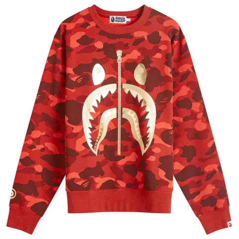 Colour Camo Shark Crew Sweat