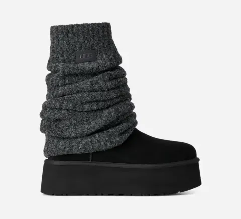 Ugg Classic Mini Dipper Legwarmer Boot, Polyester/Wool