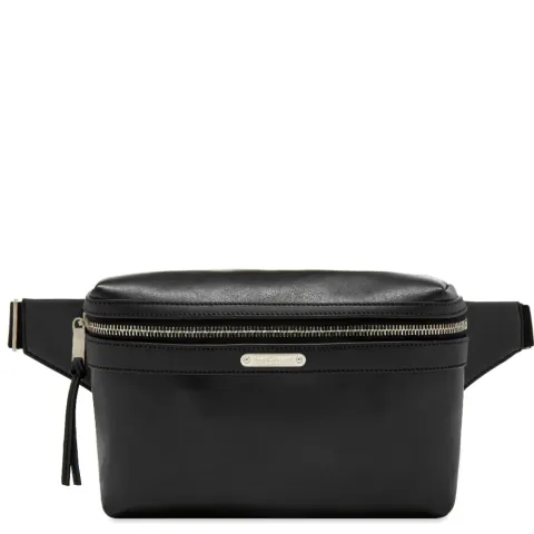 Leather ID Tag Waist Bag