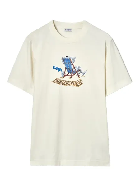 Men Ryan Beach T-Shirt Chalk