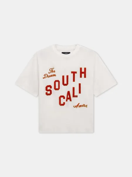 SOUTH CALI BOX TEE - Ivory