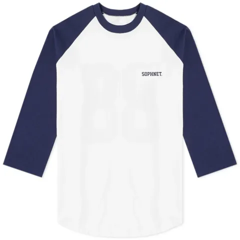 SOPHNET. 3/4 Sleeve Big Baseball Tee