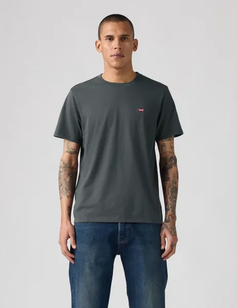 Levi's Levi's Original Housemark Pure Cotton Jersey T-Shirt Dark Grey