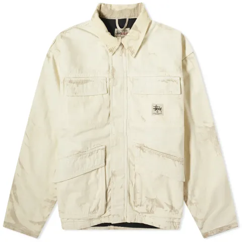 Distressed Canvas Shop Jacket