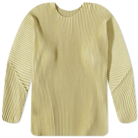 Long Sleeve Pleated Top