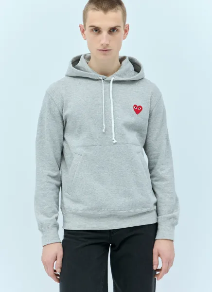 Logo Patch Hooded Sweatshirt