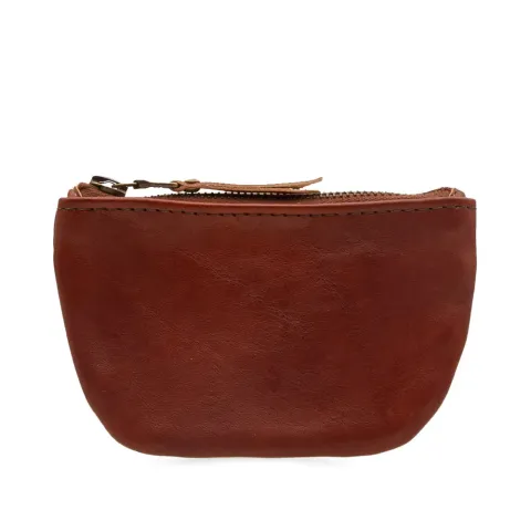 Leather Zip Pouch