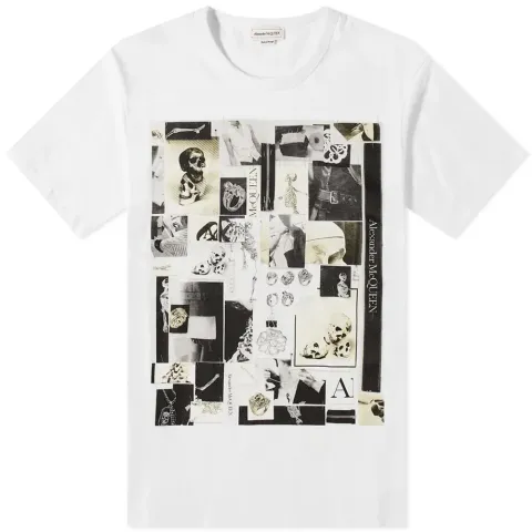 Skulls Montage Print T-Shirt