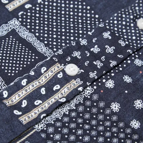 Patchwork Print Shirt